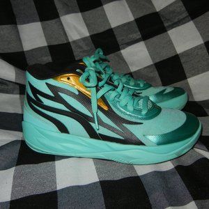 Lamelo Ball PUMA RARE Basketball Shoes Aqua/Yellow 5.5